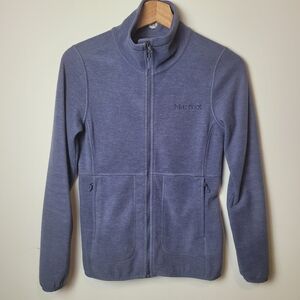 Marmot full fleece zip up jacket size XS Blue